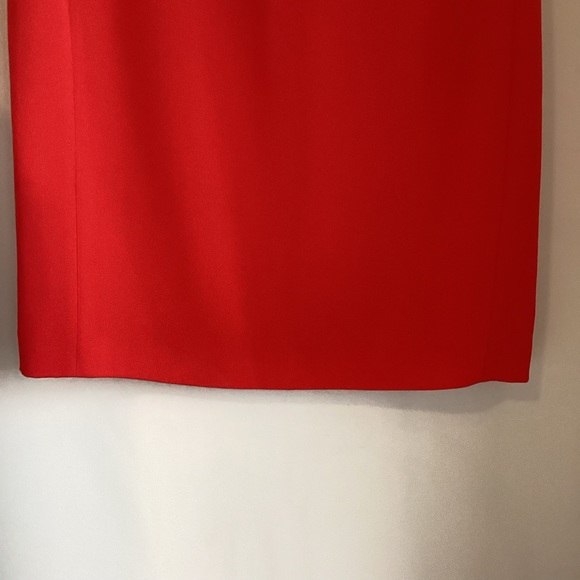 BABATON Patricio Mini Dress Womens 8 Red A-Line Silhouette Career Luxury Classic - Picture 5 of 16